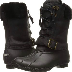 Sperry Saltwater Misty Shearling Rain Snow Boots